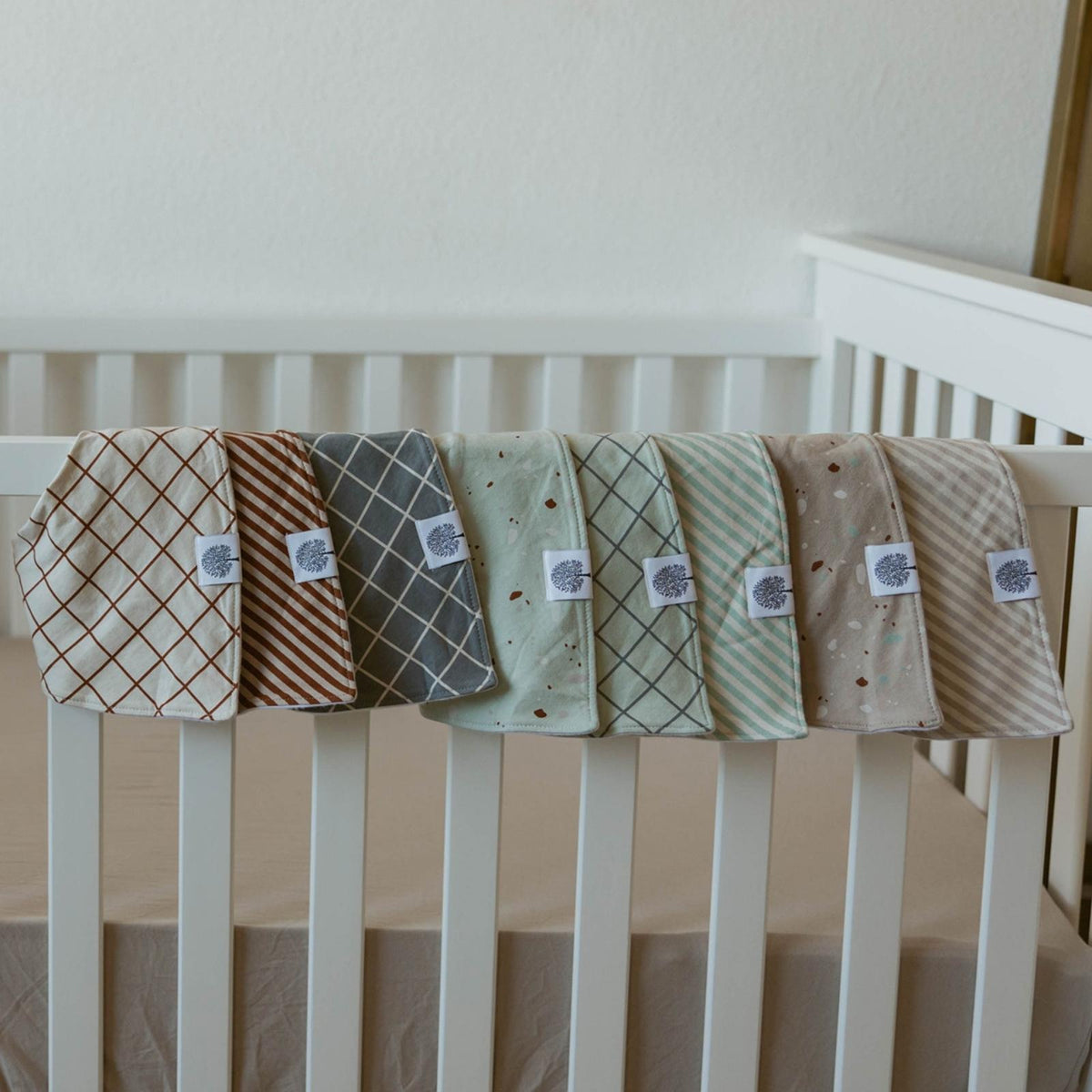 Clay Bandana Bib Set (8 pack)